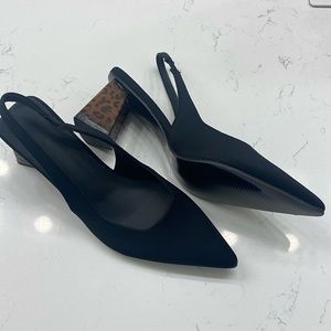 Black Sling Heel